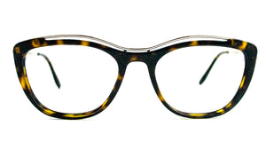 Prada Model PR 04V Brown Tortoiseshell Glasses Frame