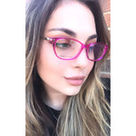 William Morris London Model LN6978 Pink Square Glasses