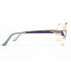 Cazal Model 3045 Col.002 Grey-Pink Square Glasses