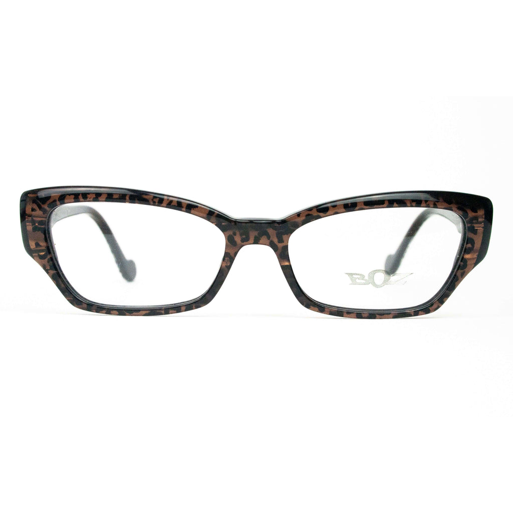 BOZ Tigress Leopard Black Cat Eye Glasses