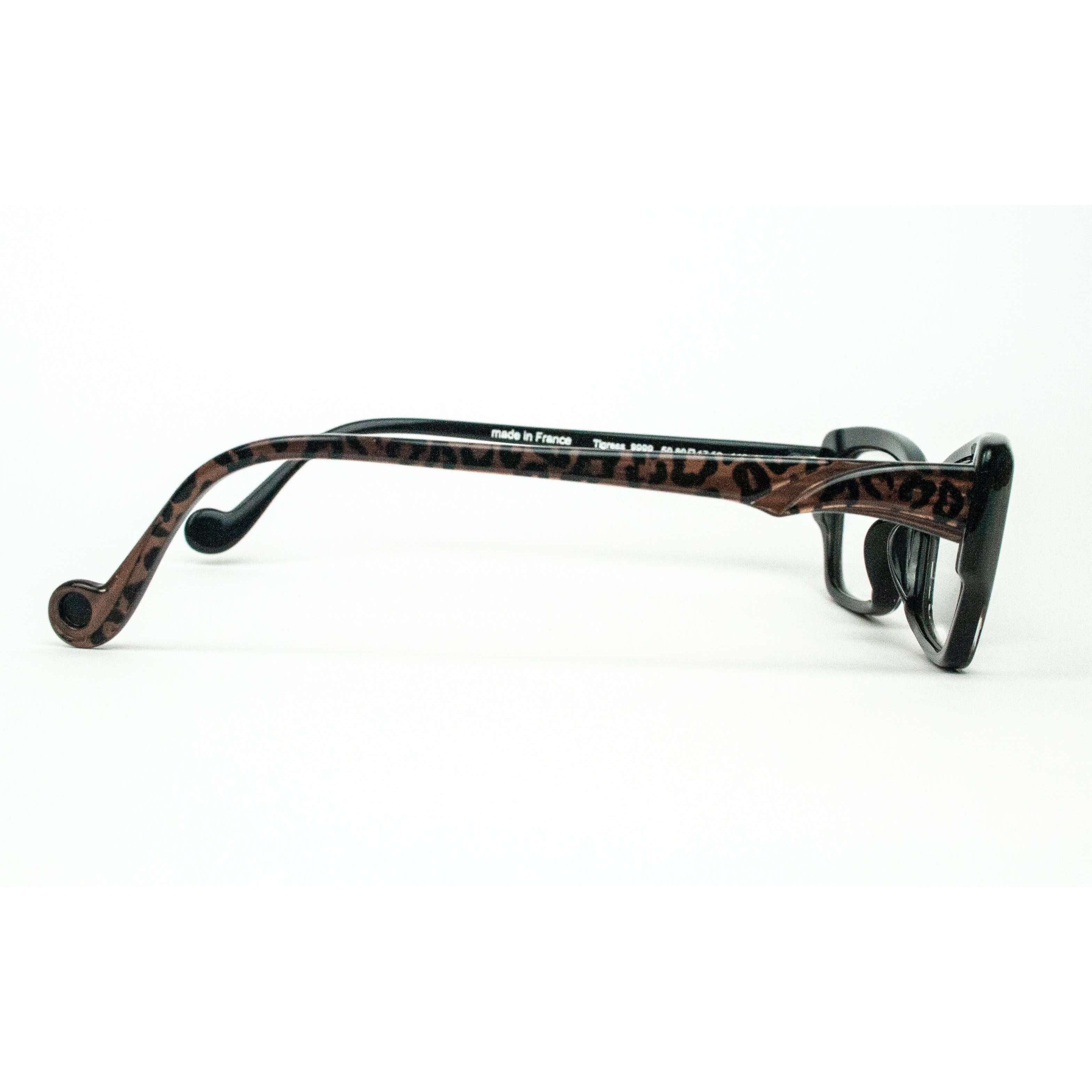 BOZ Tigress Leopard Black Cat Eye Glasses