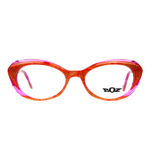 BOZ Salsa Gold And Pink Cat Eye Glasses