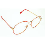 Nigura Teardrop Round Gold Glasses