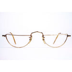 NHS Model 722 1/2 Eye Gold Glasses