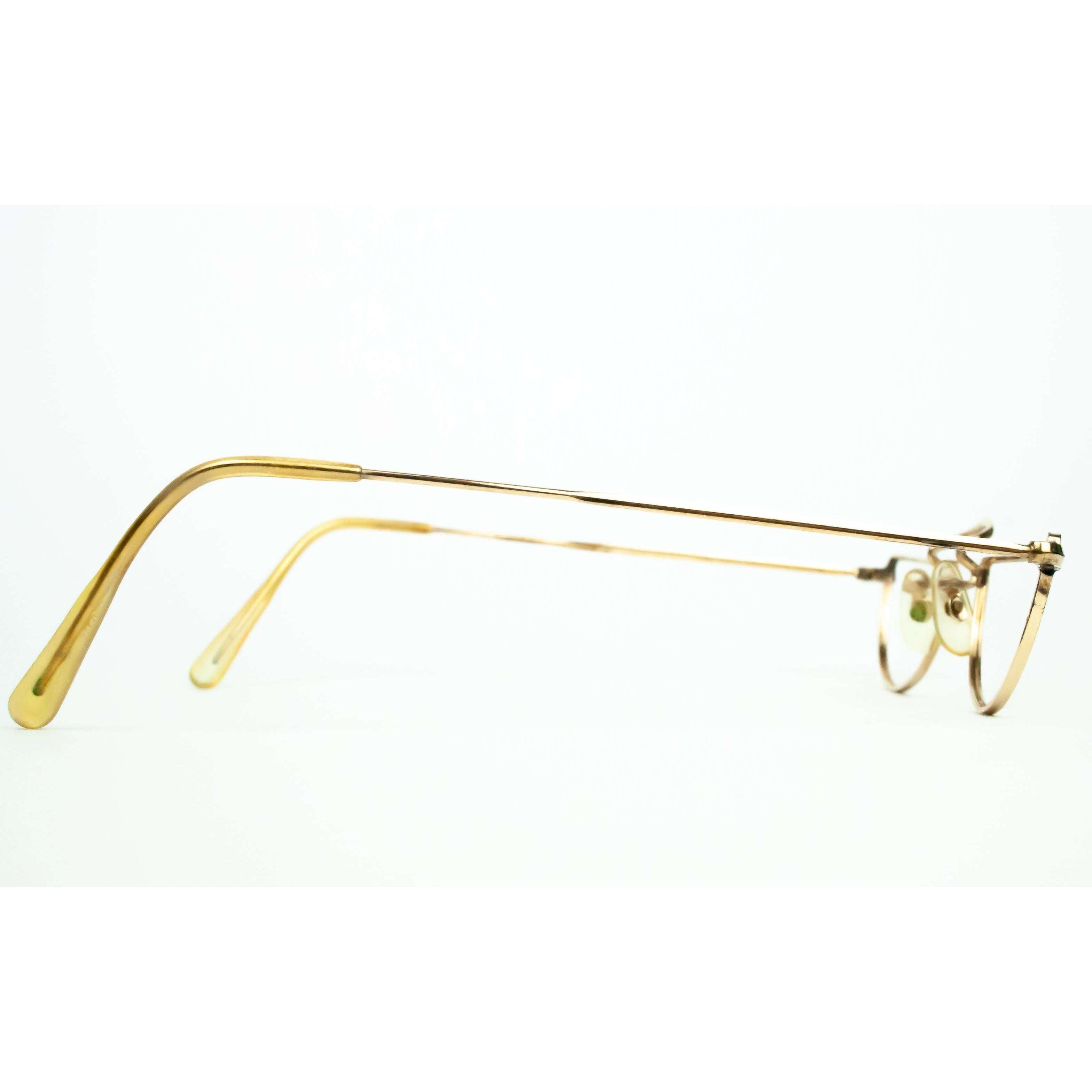 NHS Model 722 1/2 Eye Gold Glasses