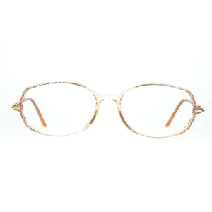 Silhouette Model SPX 1878 Blush And Gold Oval Glasses