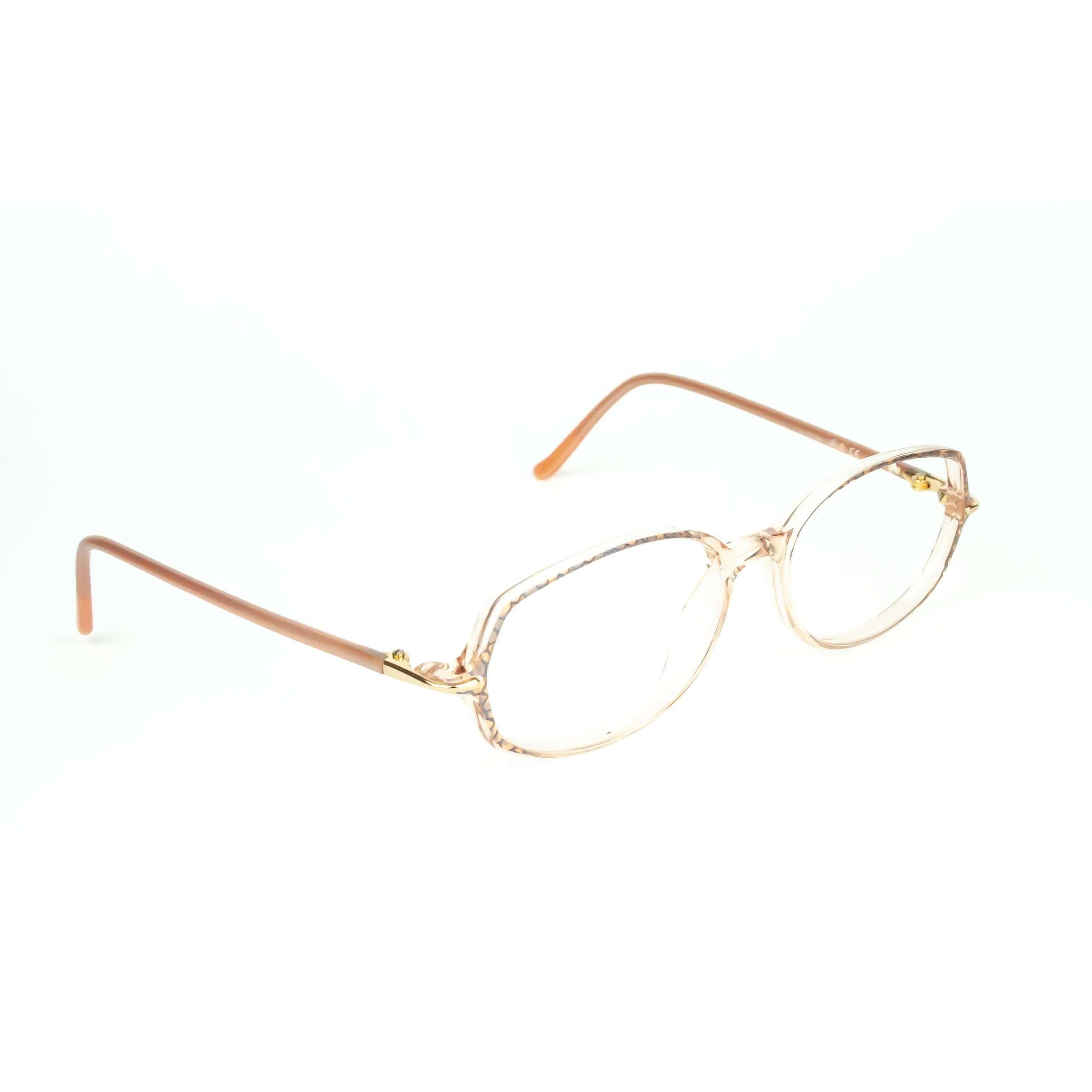 Silhouette Model SPX 1878 Blush And Gold Oval Glasses