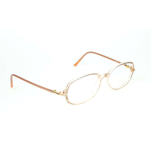 Silhouette Model SPX 1878 Blush And Gold Oval Glasses