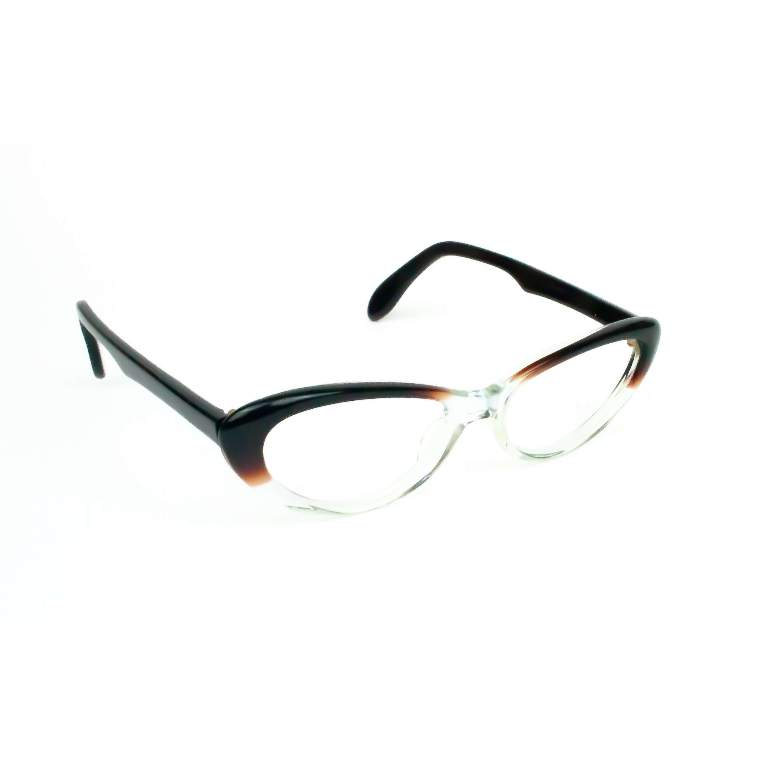 Optura Model Ribanna Brown Cat Eye Retro Glasses