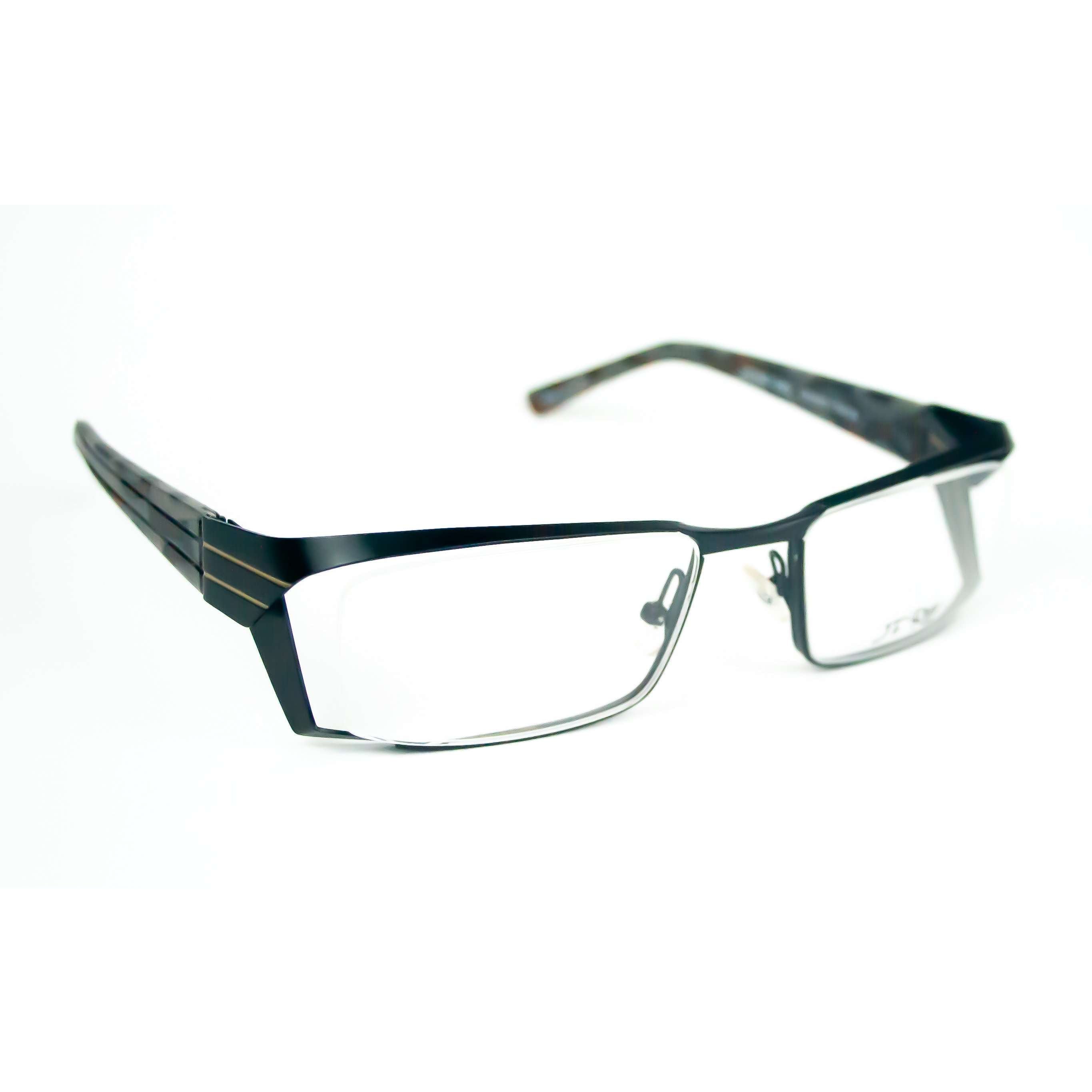 JF Rey Model 2398 Black Rectangular Glasses