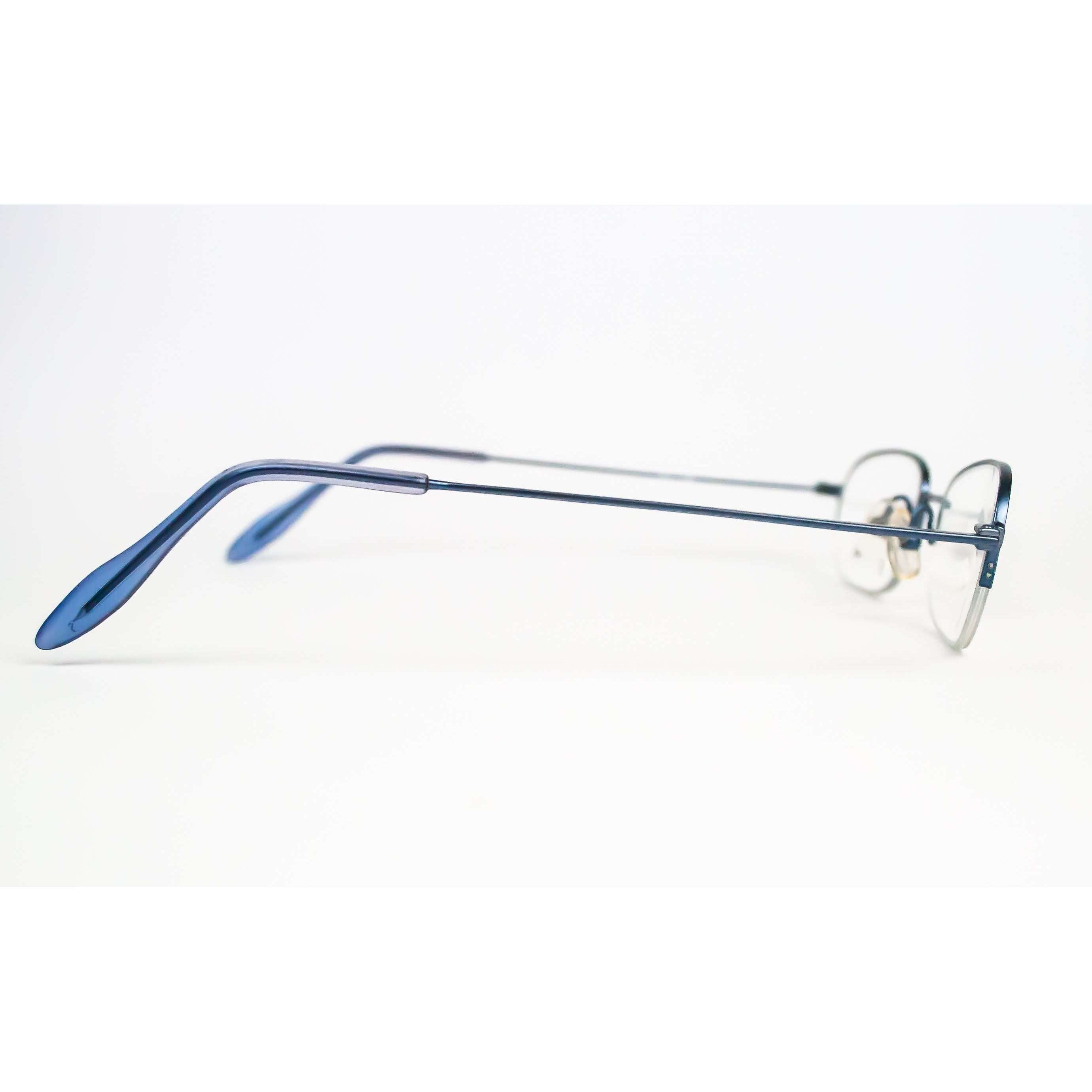 Agnes B Model MT30 Blue Oval Glasses