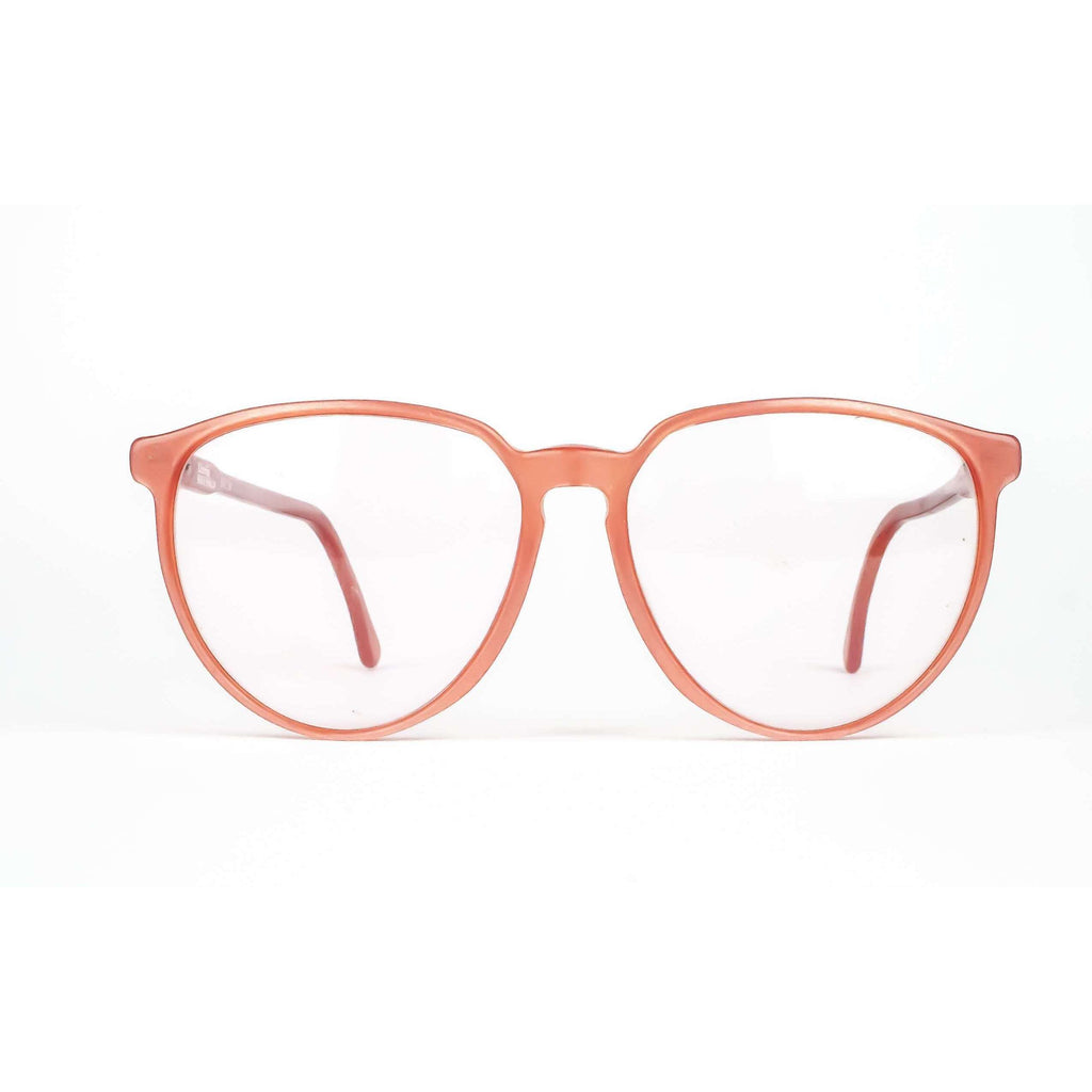 Candy Pink Retro Round Glasses