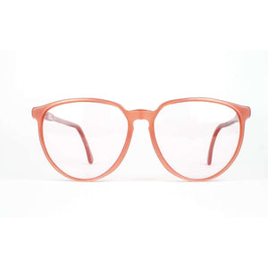 Candy Pink Retro Round Glasses