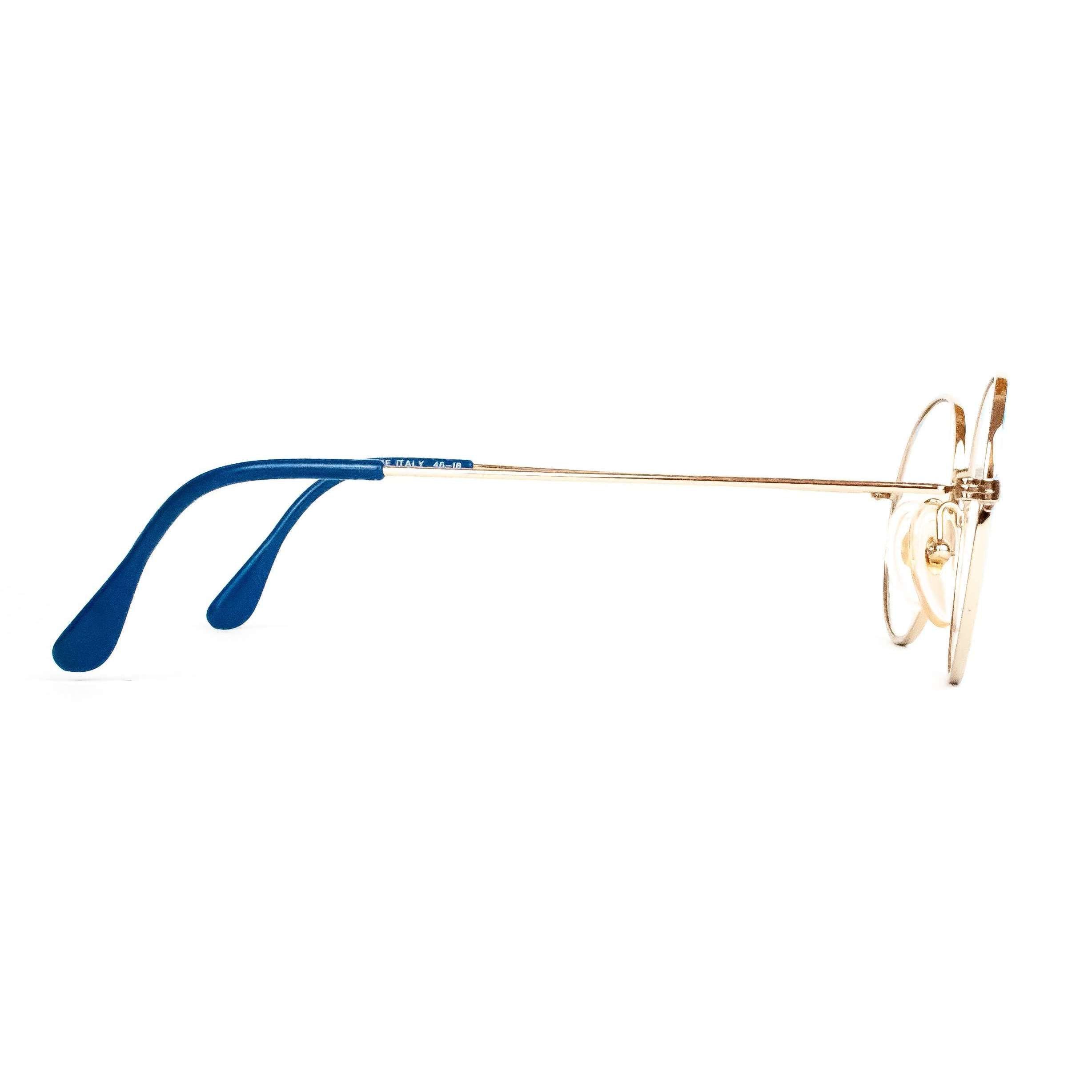 Regency Model 222 Blue Round Glasses