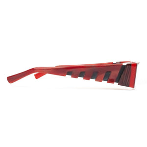 JF Rey Model 1131 Black-Red Glasses