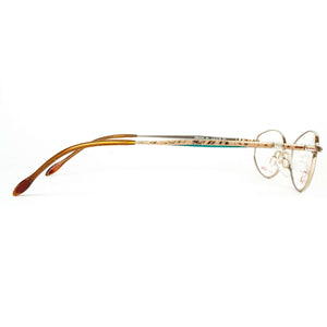 Paloma Picasso Vintage Model 8541 Gold Oval Glasses