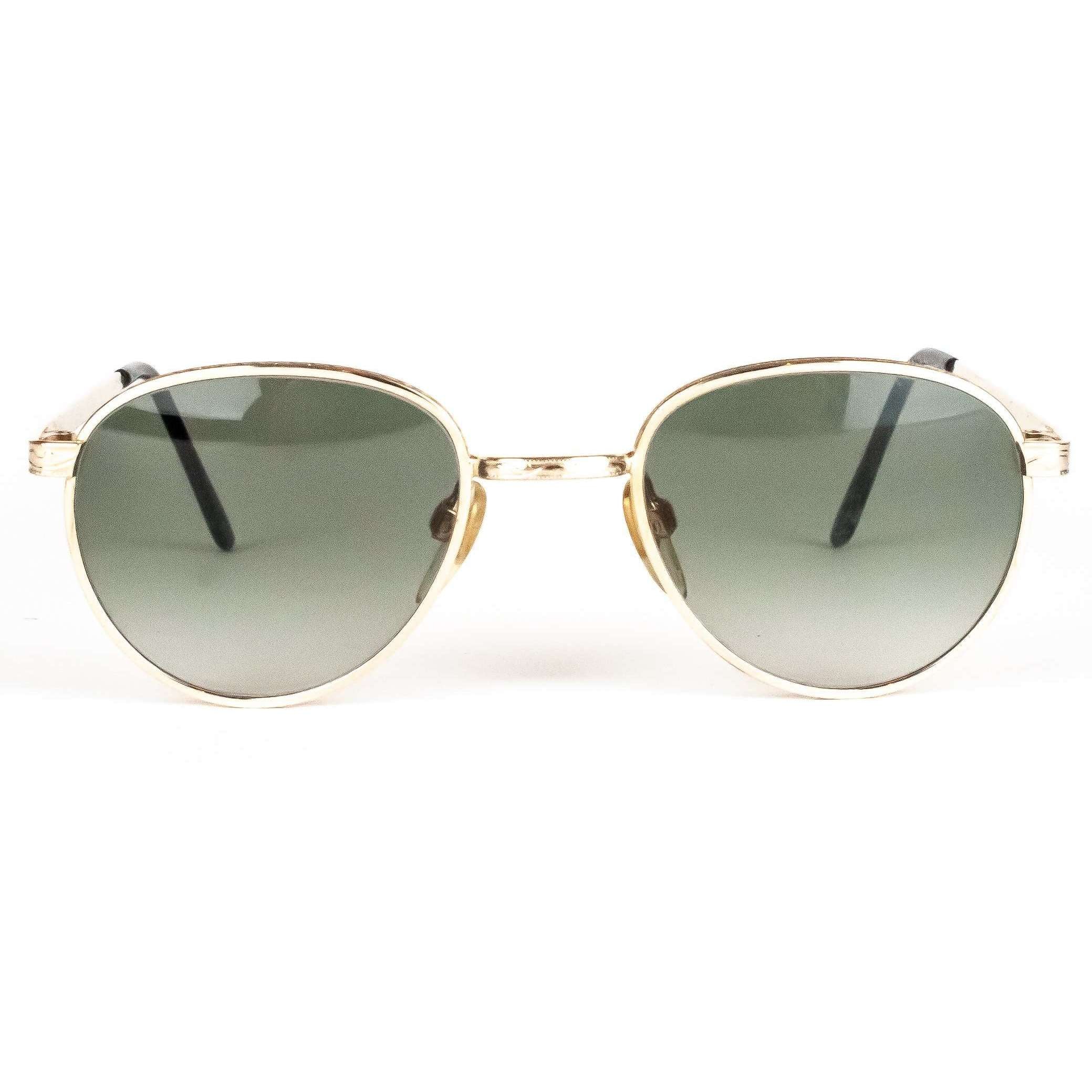 Little Sonny Green Brown Round Sunglasses