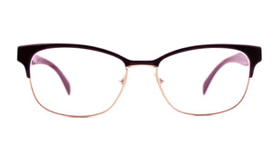 Prada Burgundy Cat Eye Ladies Glasses Frames VPR65R