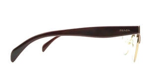 Prada Burgundy Cat Eye Ladies Glasses Frames VPR65R