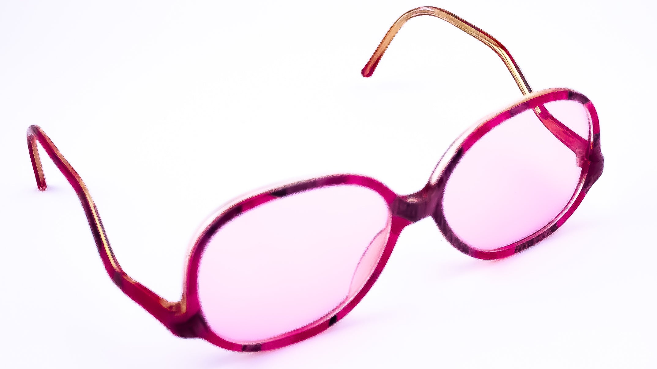 Tom Ferra Real Silk Pink Vintage Sunglasses