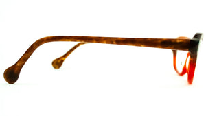 BOZ 'Utopie' Red and Tortoiseshell Glasses Frames