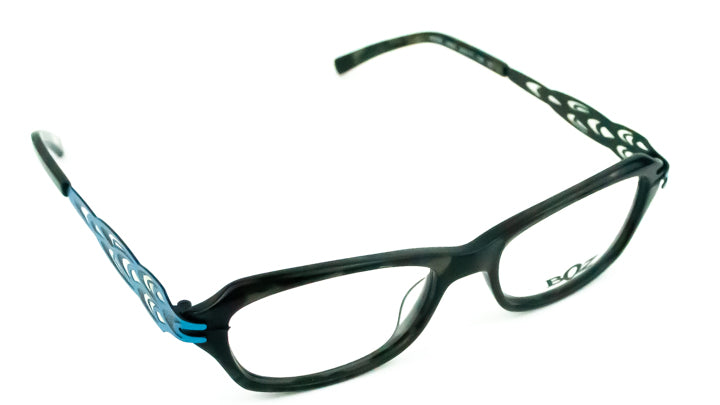 BOZ Rock 0522 Grey And Blue Glasses Frames