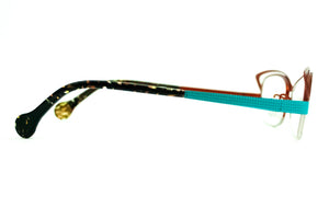 BOZ Uzuki Cat Eye Glasses Frames Orange