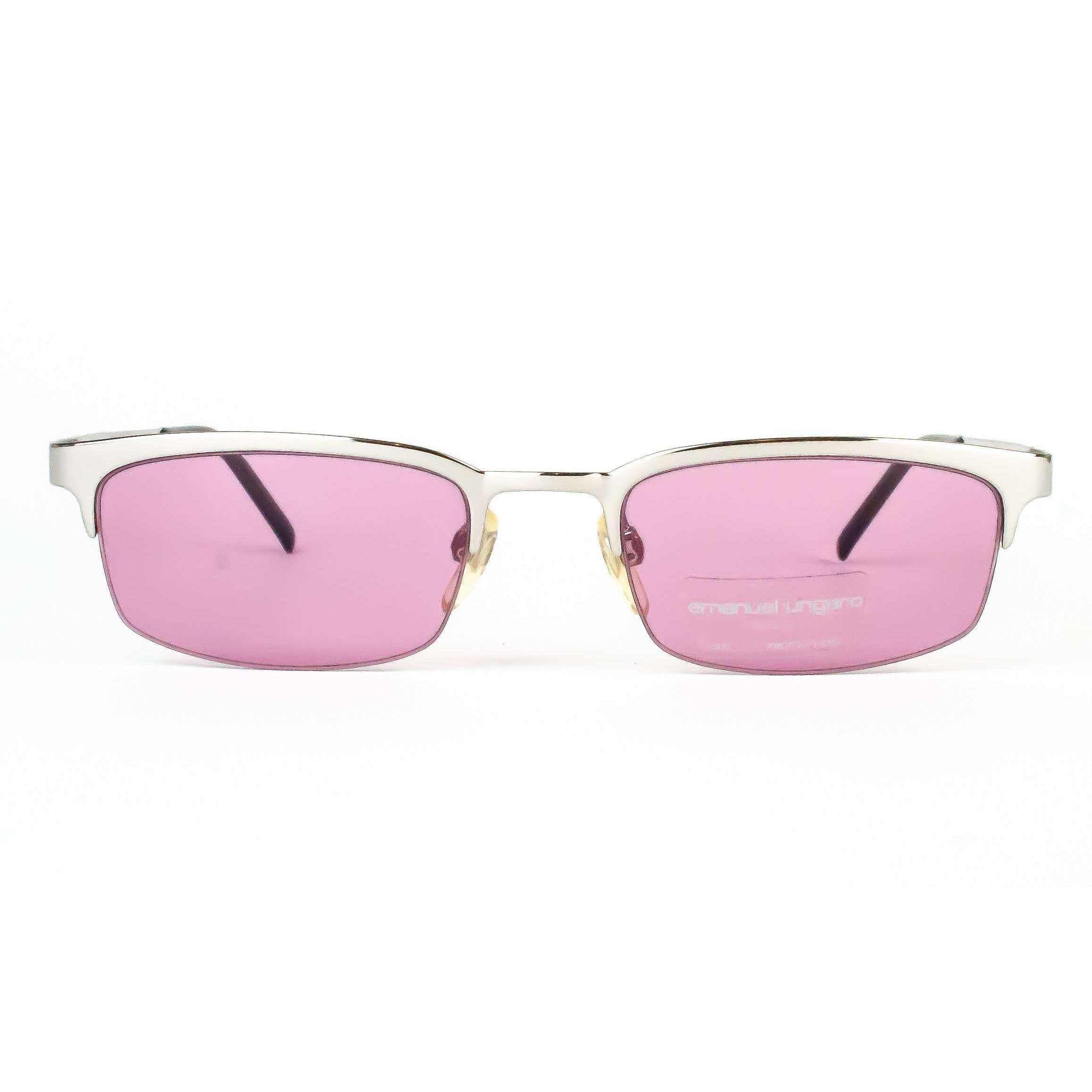 Emanuel Ungaro Model 3021 Pink & Silver Sunglasses