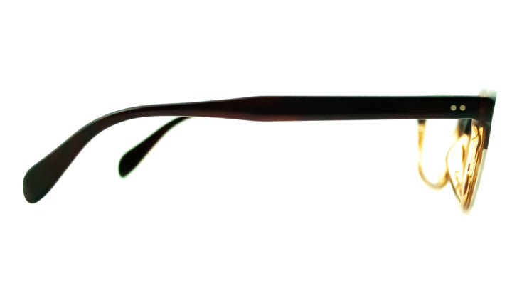 Oliver Peoples Ashton Brown Cat Eye Glasses