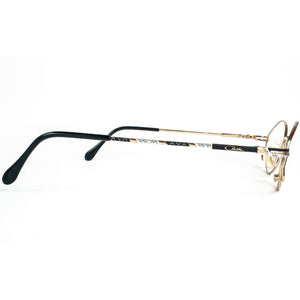 Cazal Model 415 Gold Metal Retro Glasses