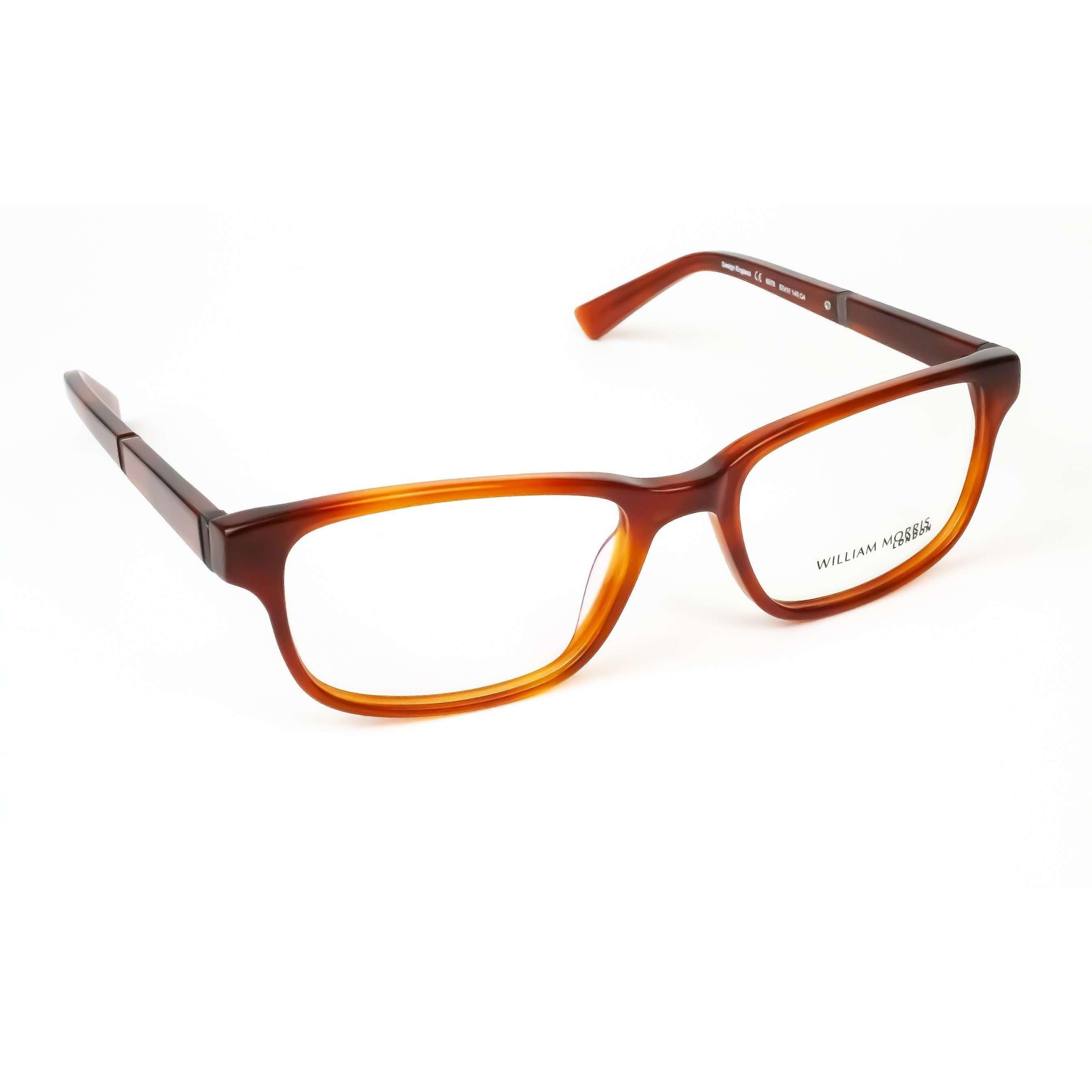 William Morris London Model LN6976 Brown Square Glasses