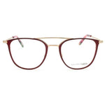 William Morris London LN50089 Burgundy Square Glasses